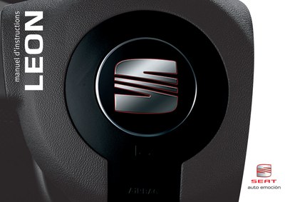 Couverture Notice Seat Leon