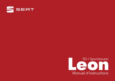 Couverture Notice Seat Leon