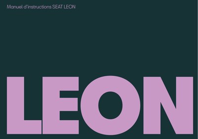 Couverture Notice Seat Leon