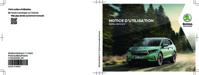Couverture Notice Skoda Enyaq