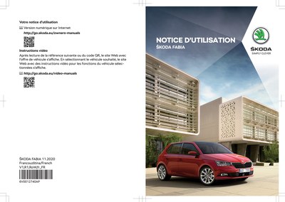 Couverture Notice Skoda Fabia