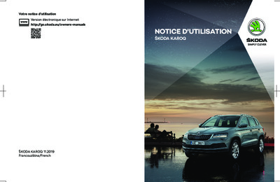 Couverture Notice Skoda Karoq