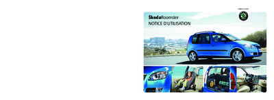Couverture Notice Skoda Roomster