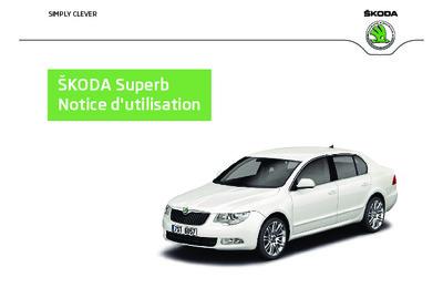 Couverture Notice Skoda Superb