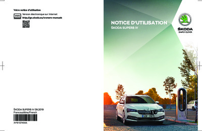 Couverture Notice Skoda Superb