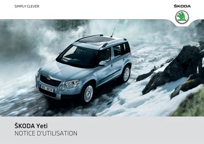Couverture Notice Skoda Yeti