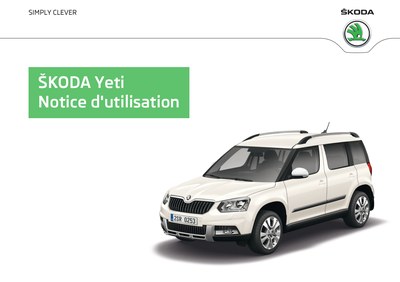 Couverture Notice Skoda Yeti