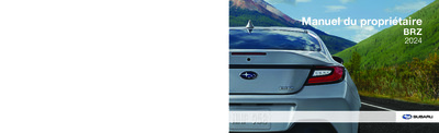 Couverture Notice Subaru BRZ