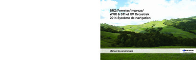 Couverture Notice Subaru XV Crosstrek