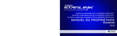 Couverture Notice Subaru XV