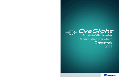 Couverture Notice Subaru XV