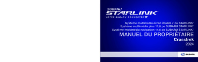 Couverture Notice Subaru XV