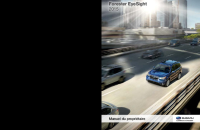 Couverture Notice Subaru Forester