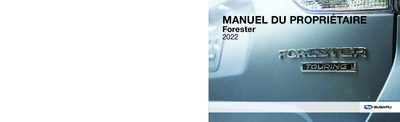 Couverture Notice Subaru Forester