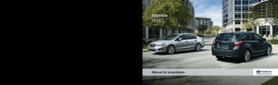 Couverture Notice Subaru Impreza