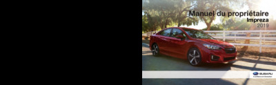 Couverture Notice Subaru Impreza