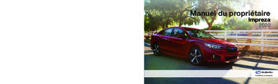 Couverture Notice Subaru Impreza