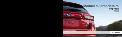 Couverture Notice Subaru Impreza