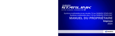 Couverture Notice Subaru Impreza