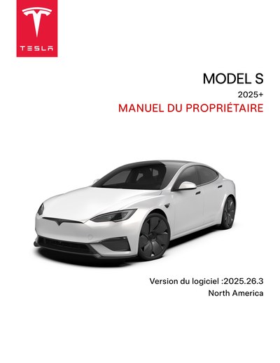 Couverture Notice Tesla Model S