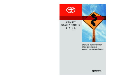 Couverture Notice Toyota Camry