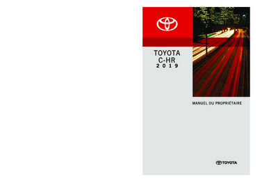 Couverture Notice Toyota C-HR