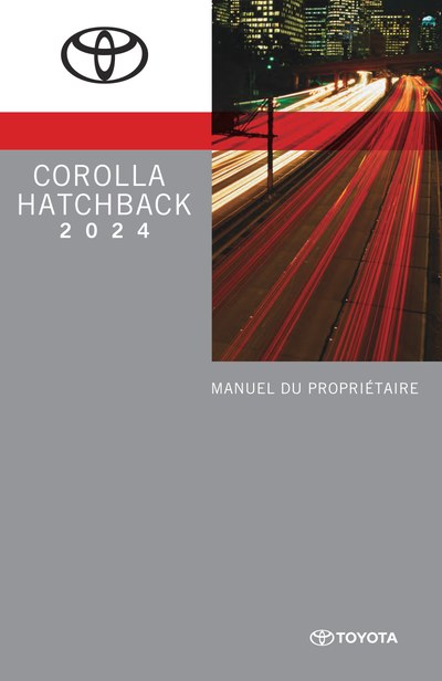 Couverture Notice Toyota Corolla