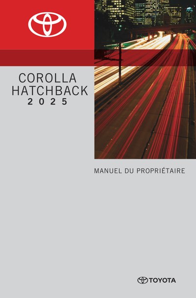 Couverture Notice Toyota Corolla