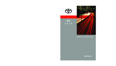 Couverture Notice Toyota GT86