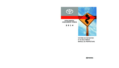 Couverture Notice Toyota Highlander