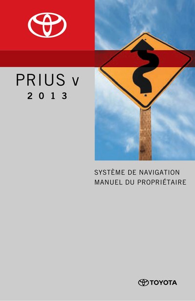 Couverture Notice Toyota Prius +
