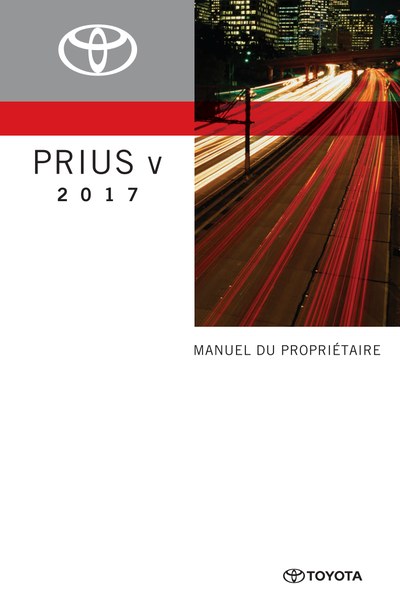Couverture Notice Toyota Prius +