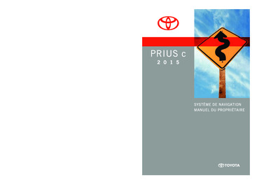 Couverture Notice Toyota Prius C