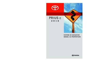 Couverture Notice Toyota Prius C