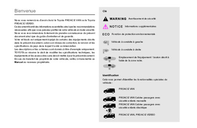 Couverture Notice Toyota Proace