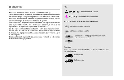 Couverture Notice Toyota Proace City