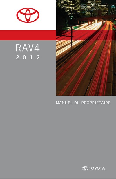 Couverture Notice Toyota Rav4