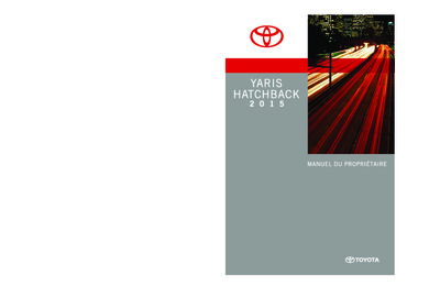Couverture Notice Toyota Yaris