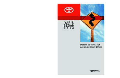 Couverture Notice Toyota Yaris