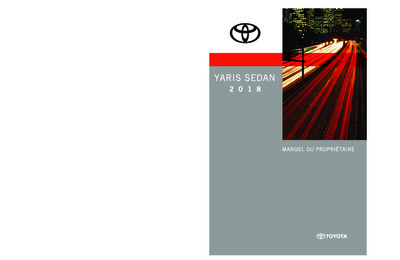 Couverture Notice Toyota Yaris