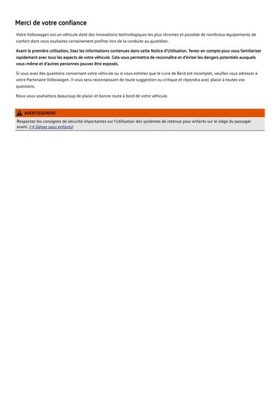 Couverture Notice Volkswagen Golf