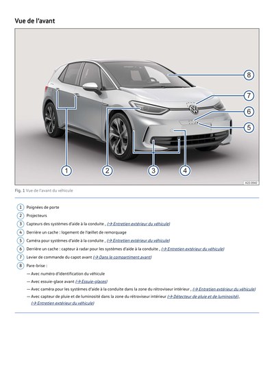 Couverture Notice Volkswagen ID.3