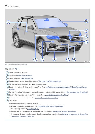Couverture Notice Volkswagen Touareg