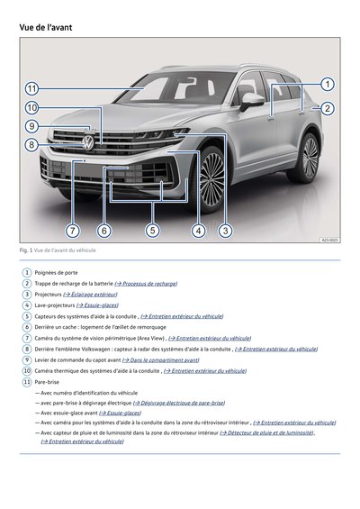 Couverture Notice Volkswagen Touareg