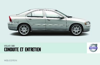 Couverture Notice Volvo S60