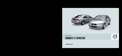 Couverture Notice Volvo S60