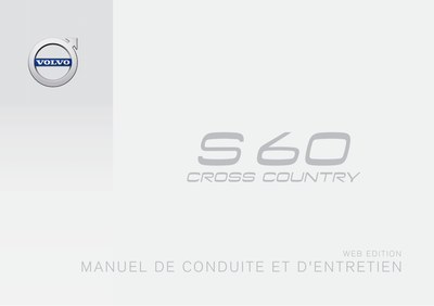 Couverture Notice Volvo S60
