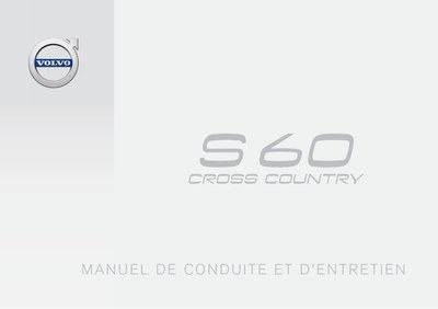 Couverture Notice Volvo S60