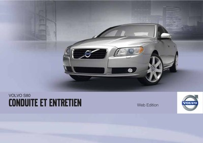 Couverture Notice Volvo S80
