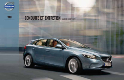 Couverture Notice Volvo V40